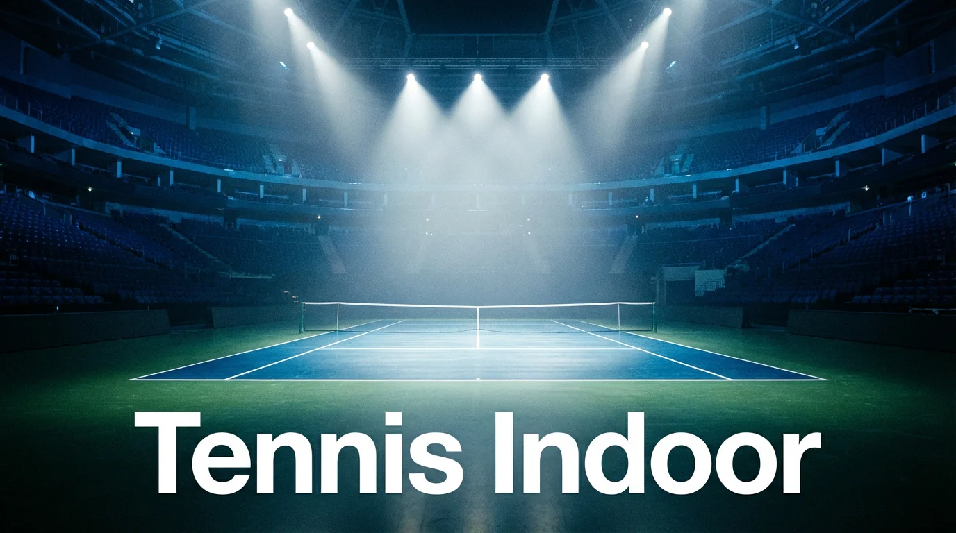 Parier sur le tennis en salle (indoor) : ce qui change pour le parieur